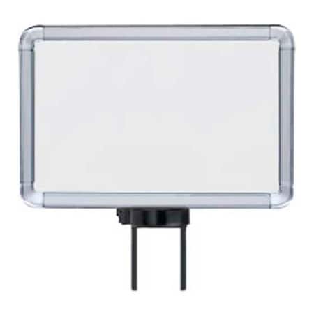 Lavi Industries Lavi Industries, Horizontal Fixed Sign Frame, 50-1130SH-S/CL, 7" x 11", Slotted, Chrome 50-1130SH-S/CL